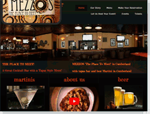 Tablet Screenshot of mezzosbar.com